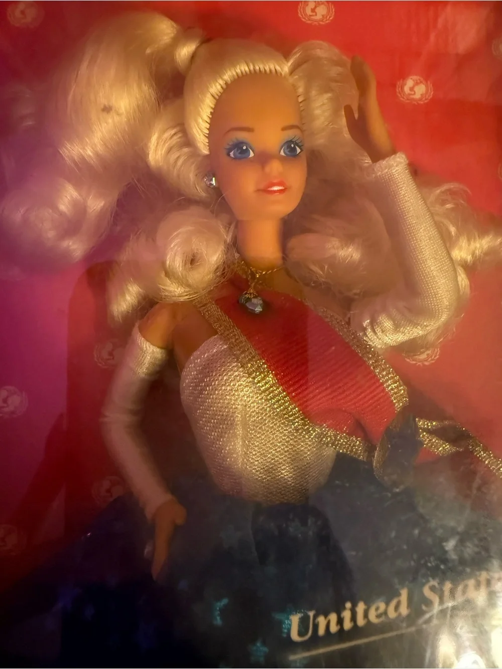 Barbie 1989 Special Edition Unicef Doll 1920 Mattel Blonde Hair Green Dress NRFB